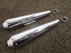 スピード発送】ハーレースポーツスター北米マフラーパンチアウト10mm