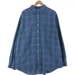 古着 90年代 ジェイクルー J.Crew 長袖 ライトネルチェックシャツ メンズXL相当 ヴィンテージ/eaa537933