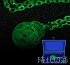 旧蔵 清代 花絲嵌和田白玉飾件』精密細工 宮廷装飾品 骨董品 宝石装飾