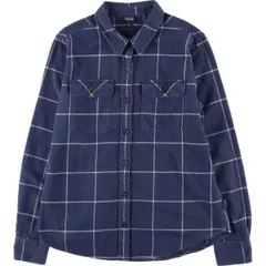 古着 パタゴニア Patagonia フィヨルドフランネルシャツ 42405FA22 長袖 フランネルチェックシャツ レディースM相当/eaa532016