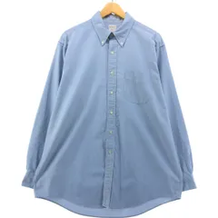 古着 ブルックスブラザーズ Brooks Brothers 346 長袖 ボタンダウンシャツ メンズXL相当/eaa558307