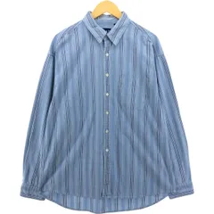 古着 90年代 ギャップ GAP オールドギャップ 長袖 ストライプシャツ メンズXL相当 ヴィンテージ/eaa557959