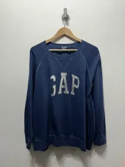 GAP ギャップ ネイビー ロゴ スウェット Tシャツ 2XL