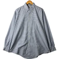 古着 ブルックスブラザーズ Brooks Brothers MAKERS 長袖 ボタンダウンチェックシャツ USA製 メンズXL相当/eaa562986