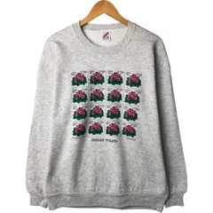 古着 90年代 ジャージーズ Jerzees 花柄 プリントスウェットシャツ トレーナー USA製 メンズXL相当 ヴィンテージ/eaa557553