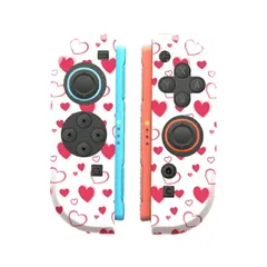 Nintendo Switch2 switch2 switch2専用 ケース 任天堂 スイッチ2 Joy-Con ジョイコン カバー ケース ハート ハート柄 レトロ ラブリー かわいい  ホワイト 保護 保護ケース キズ防止 指紋防止 軽量 カラー01