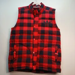 アディダス レッド CHECK ダウン ベスト 100 サイズ 冬 61028