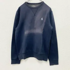 古着 used　POLO RALPH LAUREN　ポロラルフローレン　スウェット/トレーナー　フェード　前V　紺　ネイビー
