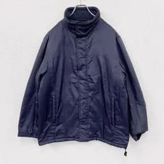 古着 used　90s～　OLD UNIQLO　オールドユニクロ　中綿ジャケット　比翼仕立て　ヴィンテージ　ネイビー　Mサイズ