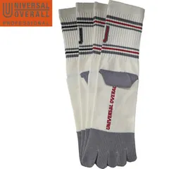UNIVERSAL OVERRALL ユニバーサルオーバーオール 【UN-501】 クオーター 5本指 ソックス 靴下 2P 25-27cm