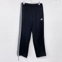 古着 used　90s　adidas　アディダス　トラックパンツ/ジャージ　パフォーマンスロゴ　ヴィンテージ　ブラック　Lサイズ