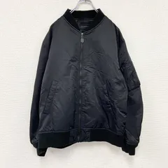 古着 used　UNIQLO　ユニクロ　MA-1タイプ　フライトジャケット　ブルゾン/スイングトップ　黒　ブラック　XLサイズ