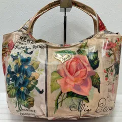 8659　Think Bee!　シンクビー！　ハンドバッグ　トートバッグ　バラ　薔薇　ローズ　花柄　フラワー　シンプル　きれいめ　上品