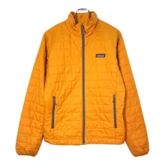 patagonia パタゴニア ナノパフジャケット アウトドア イエロー(メンズ S)中古 古着 X2284