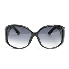 クリスチャンディオール サングラス レディース ラインストーン ブラック プラスチック 8077JJ Christian Dior 中古