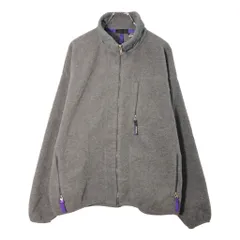 90年代 ポルトガル製 patagonia パタゴニア フリースジャケット アウトドア 雪無しタグ グレー(メンズ XL)中古 古着 X2285