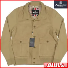 未使用 Aquascutum アクアスキュータム ジャケット L ブルゾン ウール メンズ ベージュ ジャケット_ブルゾン_サイズL一覧←SEULB屋着古← TY4307