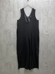 美品 lit リット Uネック ワイド サロペット オーバーオール size38/黒  ◇■レディース