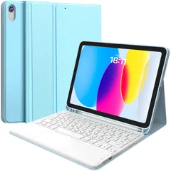 【数量限定】ipad ipad 10世代 2台デバイスマルチペアリング キーボード キーボード 脱着式 JIS基準日本語配列 多角度調整 タッチパッド付き ペンシルホルダー付き 10.9インチ スマート軽量 2022モデル 薄型 第10世代 type-c充電式