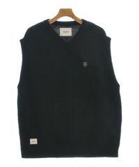 WTAPS Vネック ニットベスト ブラック サイズ4 XL - メルカリ