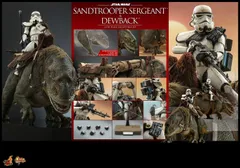 ホットトイズ ムービー・マスターピース スター・ウォーズ エピソード4/新たなる希望 1/6スケールフィギュア サンドトルーパー (軍曹) ＆デューバック <２体セット> MMS722