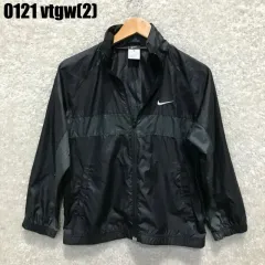 ナイキ ブラック ウィンドブレーカー ジャケット m