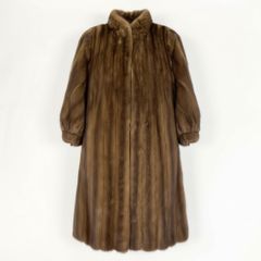 裾周り180cm サガフォックス デミバフミンク 希少デザイン 着丈110cm