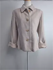 日本輸入 アンゴラ ウール ハーフコート