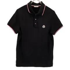 MONCLER モンクレール ﾌﾞﾗｯｸ 20年 MAGLIA POLO MANICA CORTA ﾎﾟﾛｼｬﾂ S