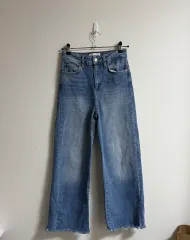 ザラ デニム ワイド ストレート ジーン