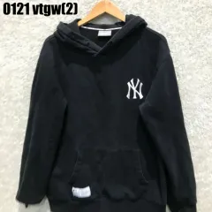 Champion NEW YORK YANKEES フードTシャツ ブラック