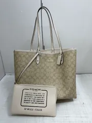 h11477 COACH シグネチャー リバーシブル トートバッグ