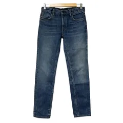 美品 Denim x Alexander Wang アレキサンダーワン テーパード デニムパンツ ジーンズ サイズ24 インディゴブルー レディース 古着 中古 USED