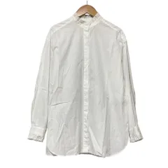 美品 UNITED ARROWS ユナイテッドアローズ フリルカラー ブラウス サイズ38 ホワイト レディース 古着 中古 USED