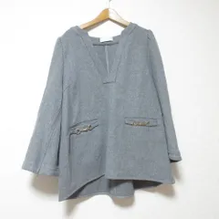 美品 22AW CELFORD セルフォード ビットデザイントップス プルオーバー チュニック F グレー レディース 古着 中古 USEDのサムネイル