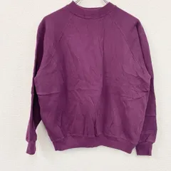 古着 used　80s～　Hanes HerWay　ヘインズ　スウェット/トレーナー　ヴィンテージ　紫　パープル　Lサイズ