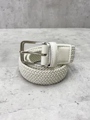 POLO RALPH LAUREN ポロ ラルフローレン メッシュ ベルト size85/白 ■■◎メンズ