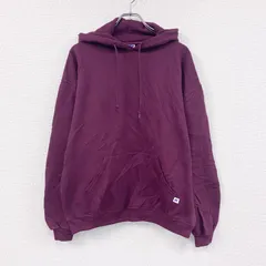古着 used　00s　RUSSELL ATHLETIC　ラッセル　スウェットパーカー/フーディー　ヴィンテージ　ボルドー　Lサイズ
