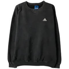 古着 90年代 アディダス adidas TEAM ワンポイントロゴスウェットシャツ トレーナー USA製 メンズL相当/eaa609115