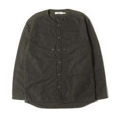 希少 完売品《ボンクラ》スリーピングシャツ(40)オリーブ ポプリン 