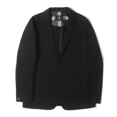 【美品】BLACK LABEL CRESTBRIDGE ブラック レーベル クレストブリッジ ジャケット ブラック 黒 サイズ:L | シアサッカー 2つボタン テーラードジャケット | アウター ブレザー 上着【メンズ】【中古】