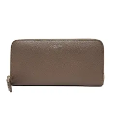 SAINT LAURENT PARIS(サンローランパリ) 長財布 - 414680 グレーベージュ ラウンドファスナー レザー