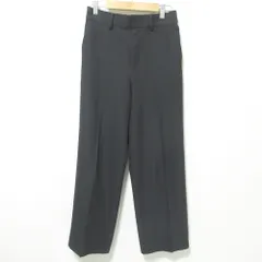 美品 23AW BEAUTY&YOUTH ビューティー＆ユース アローズ 裏起毛バックゴムストレートパンツ 16142995894 M ブラック レディース 古着 中古 USED