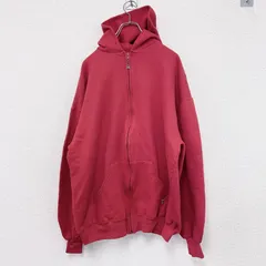 古着 used　RUSSELL ATHLETIC　ラッセル　フルジップスウェットパーカー/フーディー　ヴィンテージ　赤　レッド