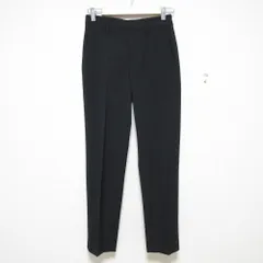 美品 RED VALENTINO レッドヴァレンティノ ストレッチ スリム スラックス テーパードパンツ 36 ブラック レディース 古着 中古 USED
