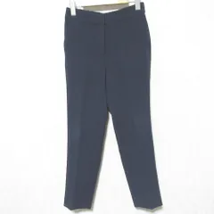 美品 23SS theory luxe セオリーリュクス COSIMO CAROL 2 イージー テーパードパンツ スラックス 3106412 36 ネイビー レディース 古着 中古 USED