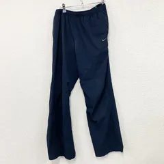 古着 used　NIKE　ナイキ　ジャージストレートパンツ　トラックパンツ/ジャージ　スウッシュ　紺　ネイビー