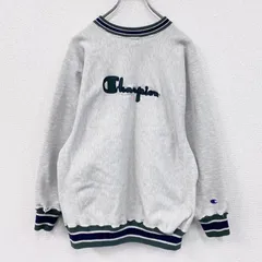 古着 used　90s　Champion　チャンピオン　リバースウィーブ　スウェット/トレーナー　刺繍タグ　霜降りグレー　XLサイズ