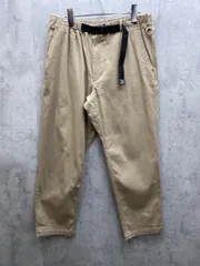 THE CRAFT CREW PRODUCTS ザクラフトクループロダクツ ウェビングベルト テーパード ストレッチ クライミングパンツ sizeL/ベージュ ◇■メンズ