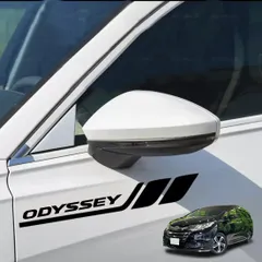 新型【オデッセイ】用 車 ステッカー デカール サイド ドレスアップ フェンダーステッカー オデッセイ Odyssey RC系 RC1/RC2/RC4/RC5型 などの車種に適用 反射 耐熱 防水ステッカー 左右1枚ずつ 多位置貼付可能 （ODYSS ...
